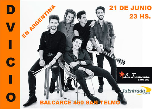 afiche recital rock